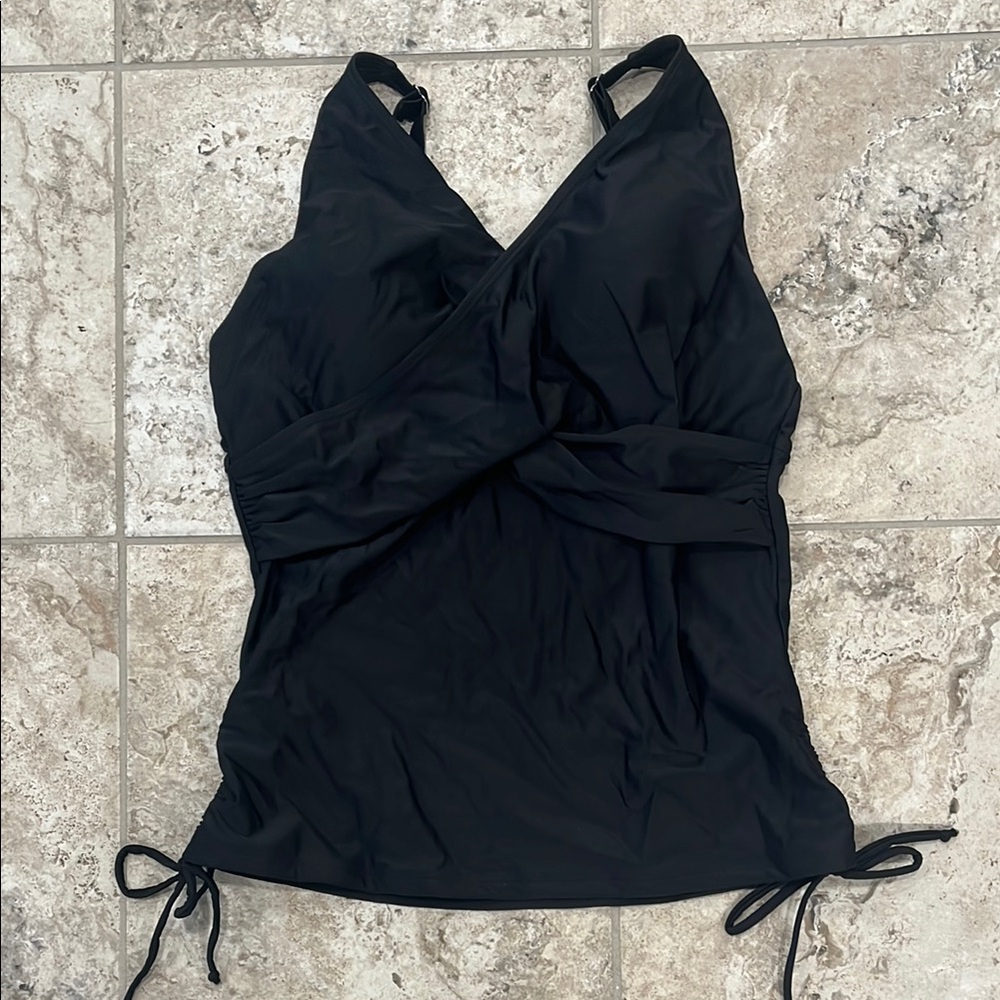 Black Women's Wrap Tankini